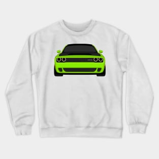 DODGE DEMON FRONT LIME Crewneck Sweatshirt